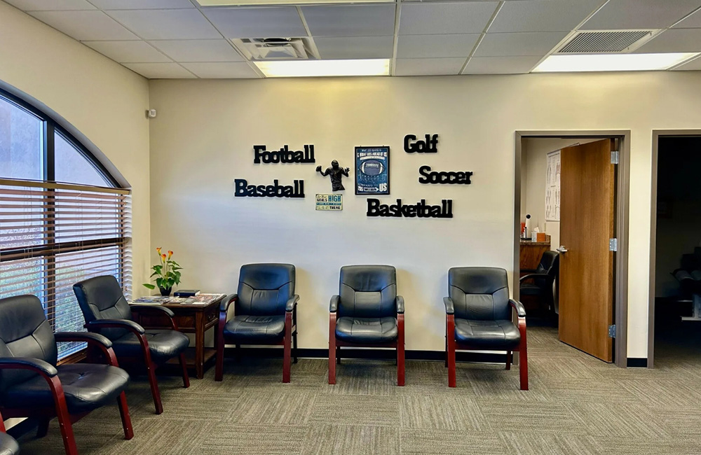 Waiting room of medical office in Broken Arrow, OK