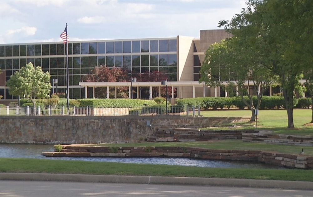New city of Tulsa Public Safety Center facade